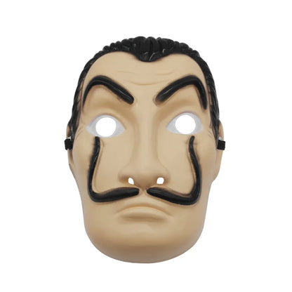 Variant image for Salvador Dali Inspired Cosplay Costume with Mask for Adults and Children, Lightweight Polyester for Halloween and Themed Events-1