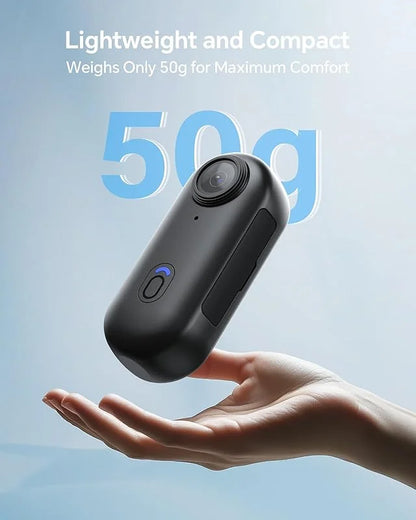 Mini Water-Resistant Action Camera with WiFi - Magnetic Body Chest Recorder 1080P Sports POV Helmet Cam