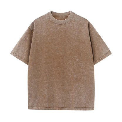 loose-fit silhouette, heavy cotton, vintage-washed streetwear tee – Oversized men's t-shirt