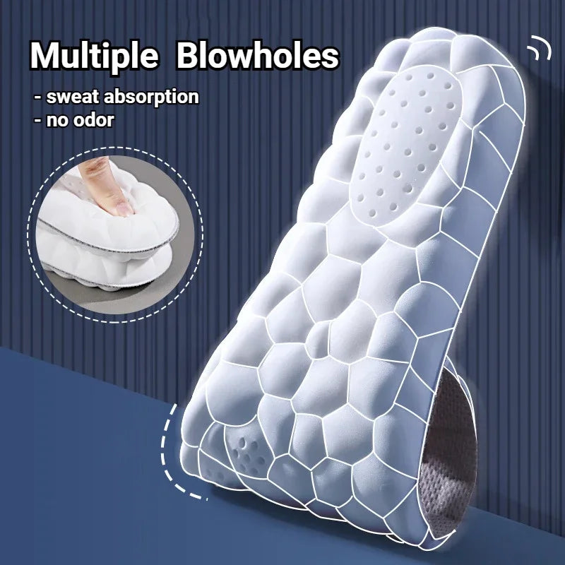 Ultra Plush Orthopedic Insoles For Running Shoes, Arch Support, Back To School 2025 Comfort – 4D Massage Insoles