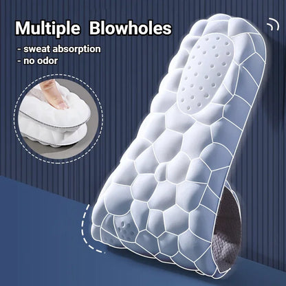 Ultra Plush Orthopedic Insoles For Running Shoes, Arch Support, Back To School 2025 Comfort – 4D Massage Insoles