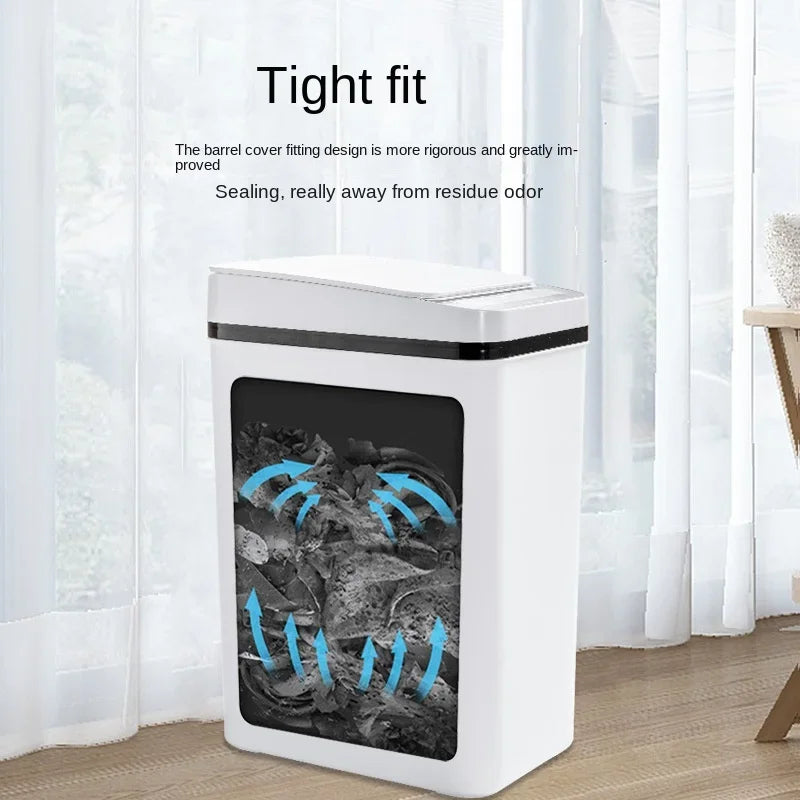 Trash Smart Can Automatic Sensor Bin Touchless Odor Control