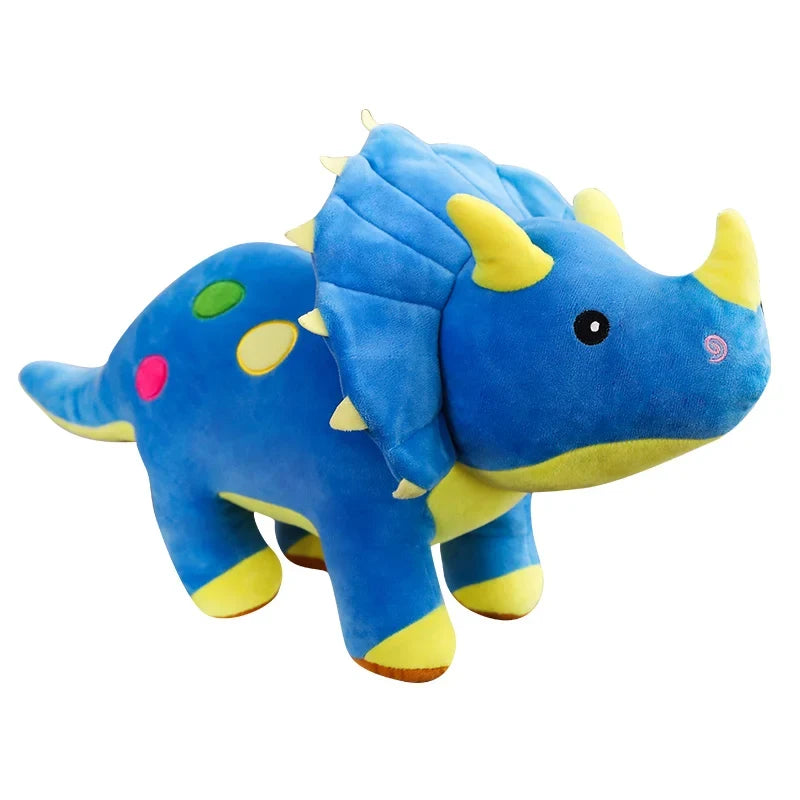 Creative Big Plush Dinosaur Plush Toy for Kids - Triceratops Stegosaurus Stuffed Doll Birthday Gift