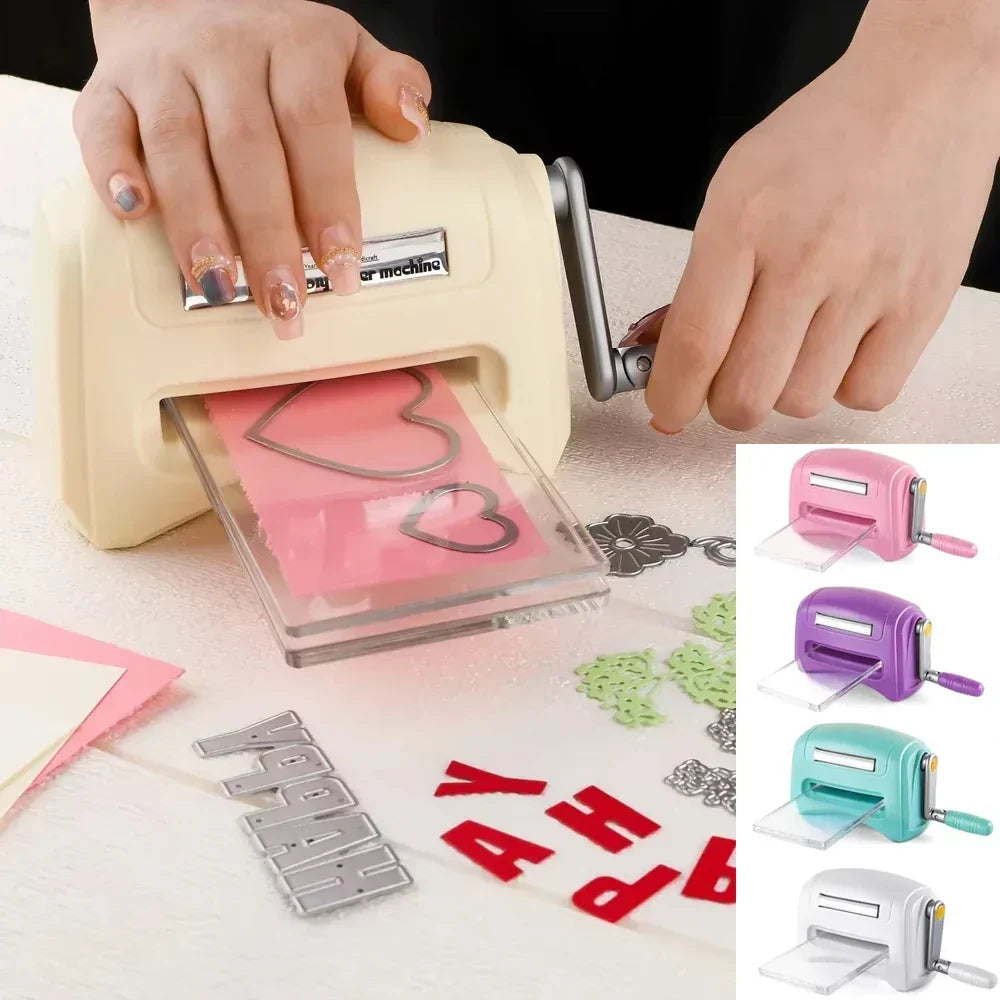 Die Cutting Machine Mini Hand-Operated Hand Crank Craft Device