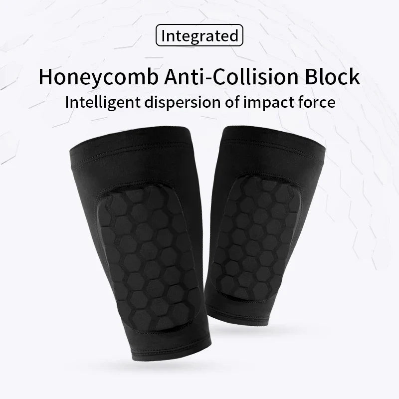Football Shin Guard Sleeve Covers - Light Elastic Protective Leg Sleeves for Men Women and Teens