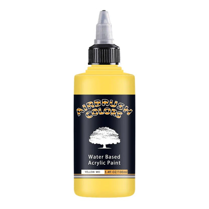 Airbrush2026 Edition Acrylic Paint Matte Inks Water Based Simple to Clean 32 Color Kit 100ml Bottles For Model Hobby TikTok Viral Craft Trend