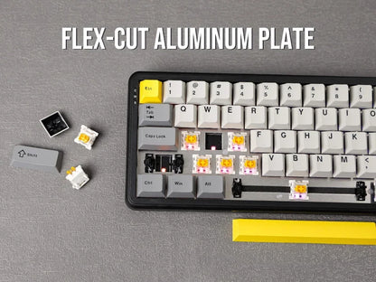 Mechanical Keyboard 68Key Cordless Bluetooth RGB Hall Effect