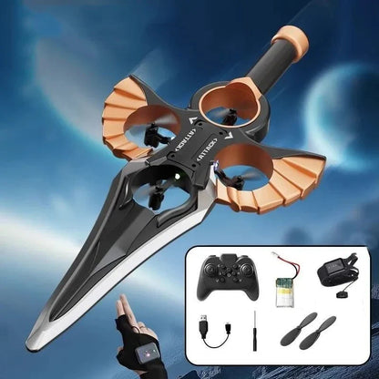 Sword Flying Toy Gesture Control Foam RC Stunt Toy Outdoor