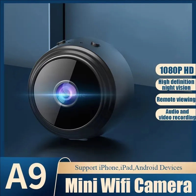 Mini2025 Edition WiFi Camera 1080P HD Night Vision Surveillance Cordless Security for Remote Viewing Fall