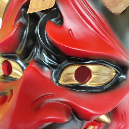 Horror2025 Edition Hannya Mask Resin Demon Cosplay Halloween
