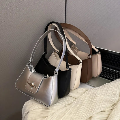 Shoulder Bag - Compact Purse, Y2K Retro Style, Fall 2026 Trend, Regular Use Unisex Handbag Gift
