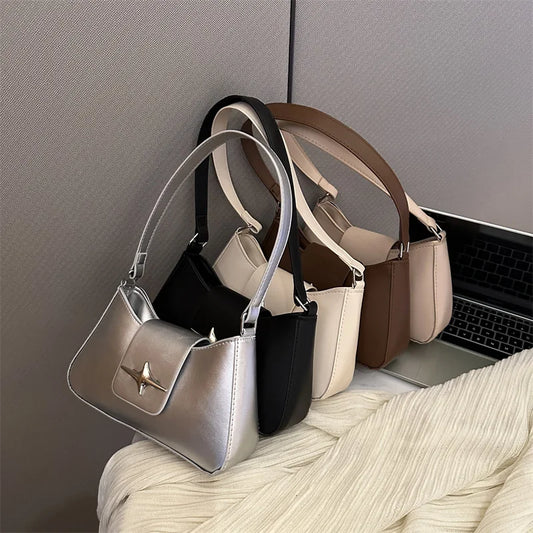Shoulder Bag - Compact Purse, Y2K Retro Style, Fall 2026 Trend, Regular Use Unisex Handbag Gift