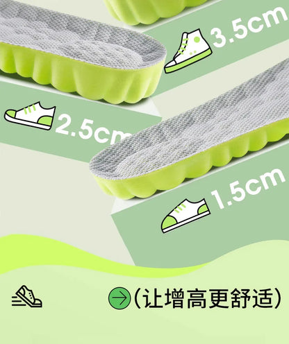 Breathable, Shock-Absorbing, Light Sports Air Insole 2026 – Height Increase Insoles EVA