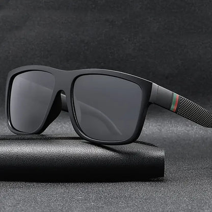 Fashion Square Polarized Sunglasses Men Women Black Sport Shades UV400 Trendy