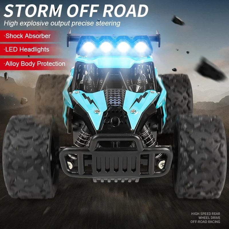 Control Remote Car Drift 1:16 Off Road Alloy Truck 2.4G Radio LED Lights High Speed Fall 2025 Gift For Kids