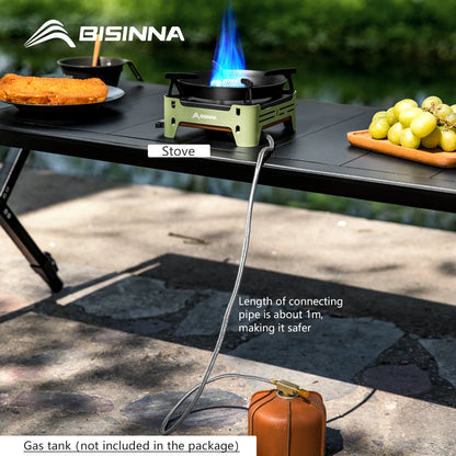 Travel-Friendly Camping Gas Stove With Ignition Butane Outdoor Cooker For Picnics And Hiking Fall 2026 Gear