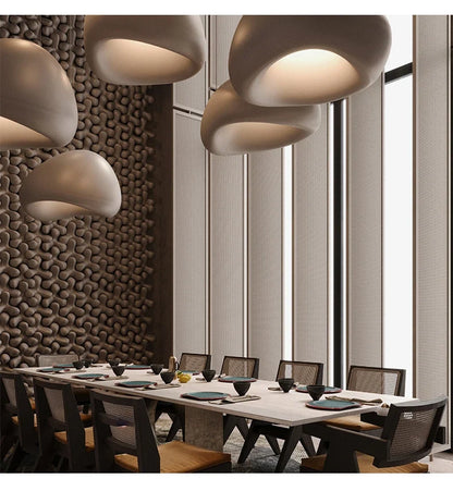 Japandi Pendant Ceiling Lamps Scandinavian Wabi Sabi LED Dining Room
