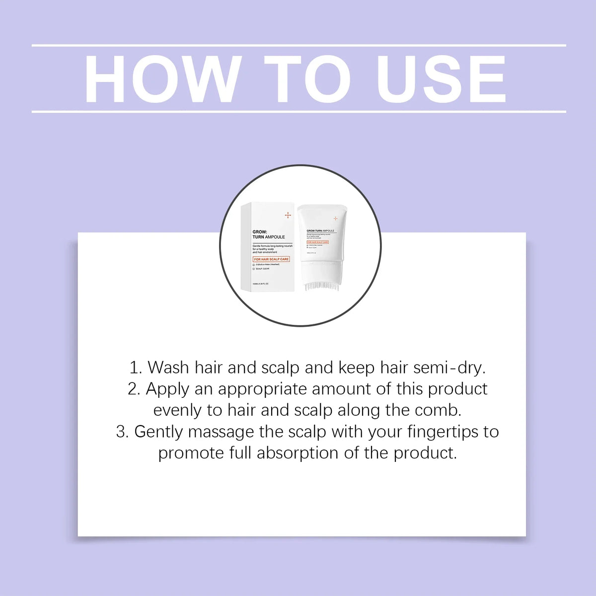 Hair Growth Treatment Minimizes Hair Loss Repair 2026 – Scalp Serum with Integrated Massager Brush 100ml