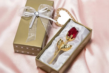 Figurine Rose Gift For Valentine's Day 2026 Elegant Keepsake Wedding Decor
