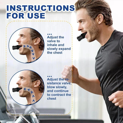 Breathing Trainer Lung Exerciser Flexible Resistance