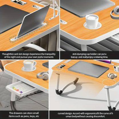 Desk Bed Liftable Folding Laptop Table for College Students and Children Study