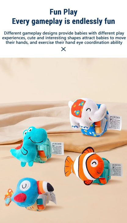 Baby Wrist Rattle Kit Newborn Sensory Toys Soothing Gift