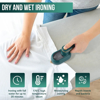 Garment2025 Edition Steamer Hand-Held Travel-Friendly Travel Iron 170C Steam 1500W Wet And Dry Ironing Foldable Fall