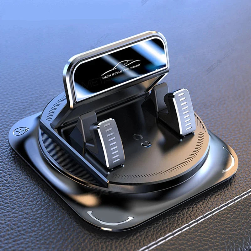 Phone Car Mount 360 Degree Rotation Dashboard Holder Anti Slip Silicone Head Up Navigation Universal Fit Fall 2026 Trend