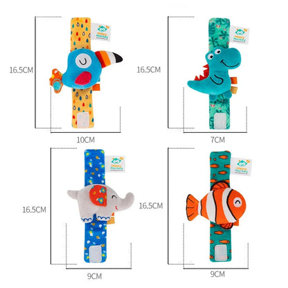 Baby Wrist Rattle Kit Newborn Sensory Toys Soothing Gift
