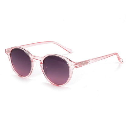 Retro Sunglasses Compact Round Frame UV400 Men Women Vintage Goggles Shade
