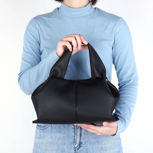 Fashion Clouds Shoulder Bag PU Leather Retro Crossbody Bag for Ladies, Great Lunchbox Tote