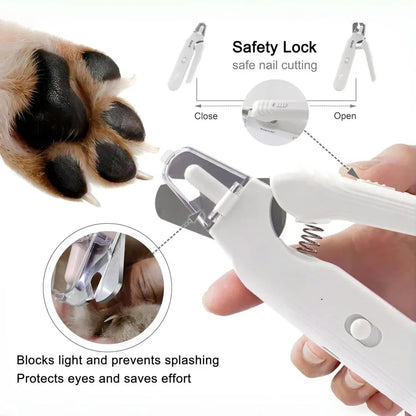 Pet2026 Edition Nail Grinder Quiet Grooming Device With 2 LED Lights Safe Cat And Dog Nail Maintenance Holiday Gifts