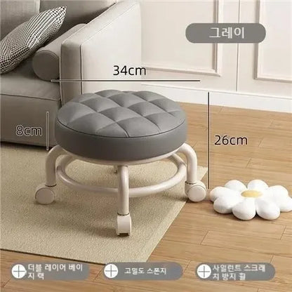 Child Rolling Stool Multi Functional Shoe Changing Seat