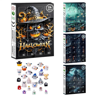Advent Halloween Calendar 24 Days Tabletop Decor Collectible