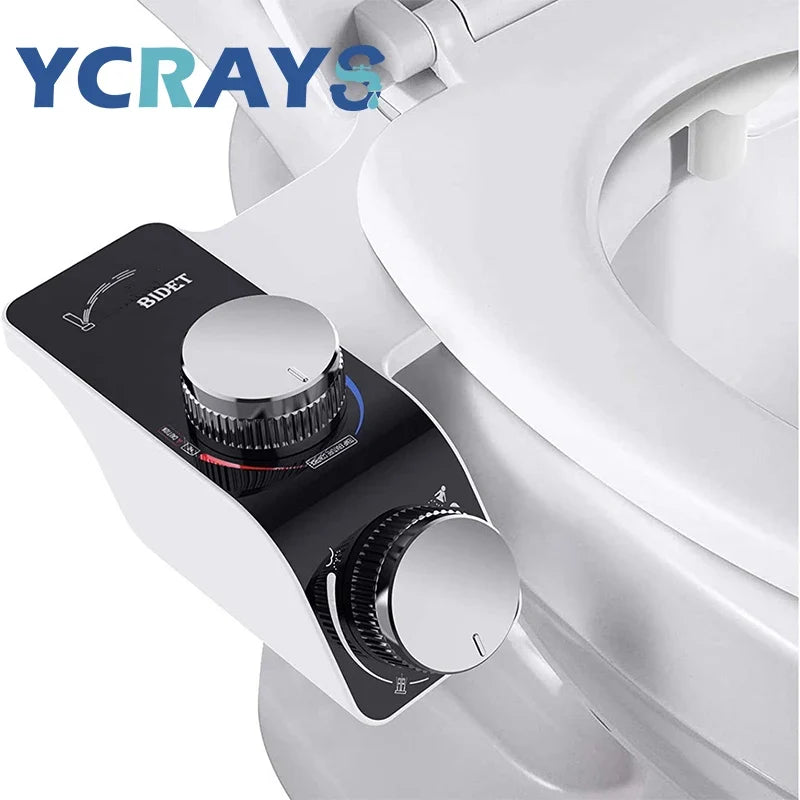 Bidet Toilet Seat Attachment Dual Nozzle Self Cleaning Non Motor-Driven Fall 2026 Household Upgrade