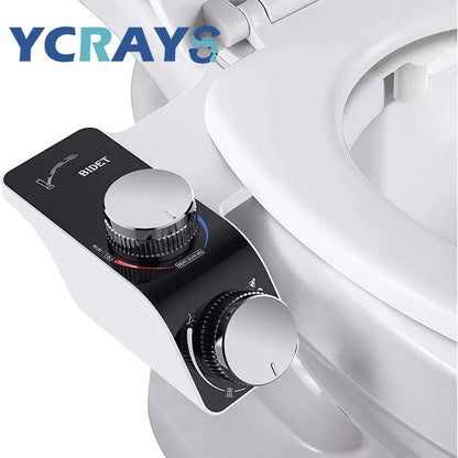 Bidet Toilet Seat Attachment Dual Nozzle Self Cleaning Non Motor-Driven Fall 2026 Household Upgrade