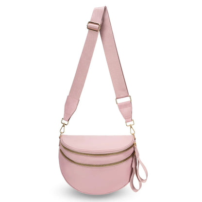 large capacity bum bag, adjustable crossbody mommy travel bag – Casual women's checkered fanny pack
