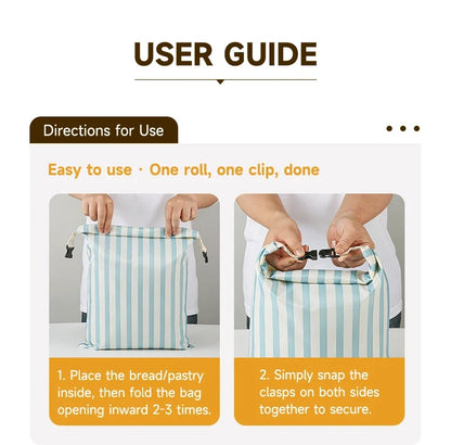 Eco-Friendly Reusable Food Storage Fermentation Bags 2026 – Beeswax Bread Bags 2-Pack Oxford Cloth