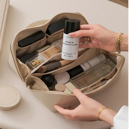 Travel Large Cosmetic Bag For Women - High-Capacity Makeup Organizer Pouch