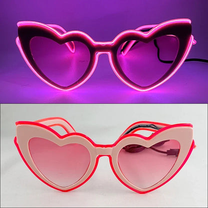 Party Neon Sunglasses Favors Light Up LED Glasses for Kids Adults