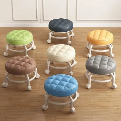 Child Rolling Stool Multi Functional Shoe Changing Seat