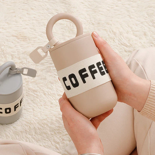 Coffee2025 Edition Travel Mug 304 Stainless Steel 460ml Insulated Tumbler Travel-Friendly With Handle Fashion Cute Fall