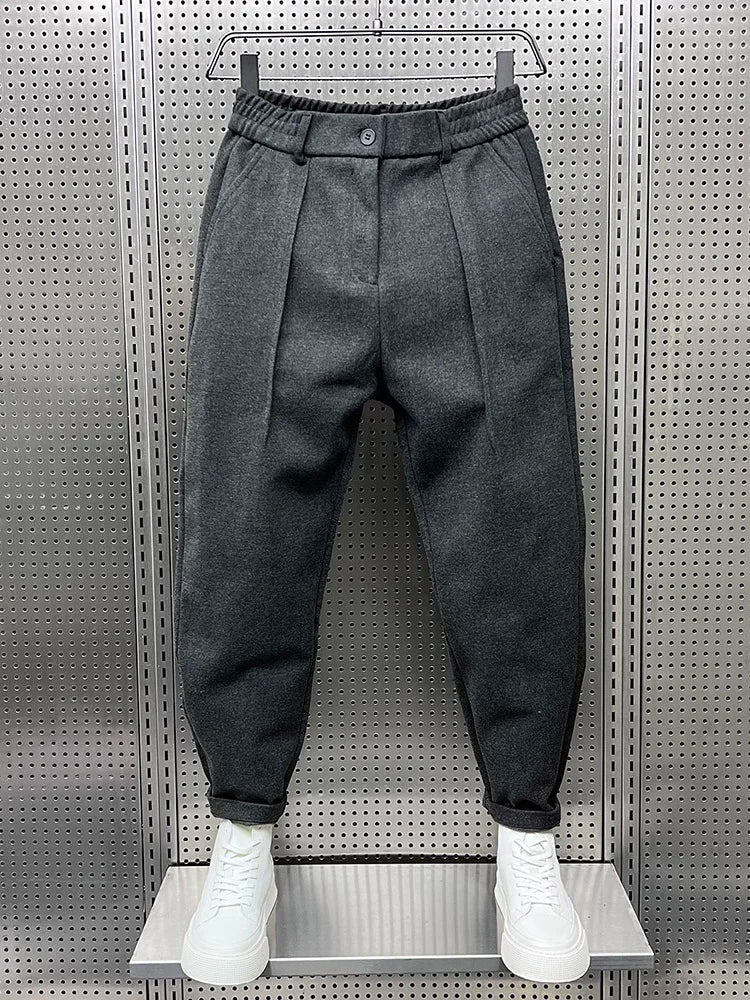 Elegant Mottled Men's Pants, Premium Fabric, Modern Fit, Versatile Style for Casual and Formal Wear-2
