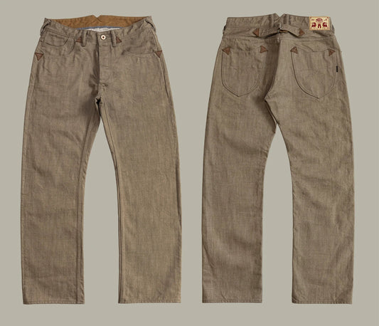 Sturdy Relaxed Men's Straight Jeans - Loose Selvedge Casual