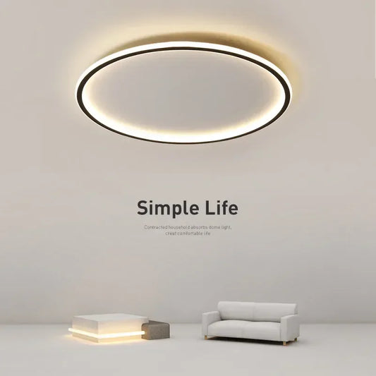 LED2026 Edition Ceiling Light Scandinavian Minimalist Circular with Remote Control Energy Efficient Household Decor TikTok Viral Fall