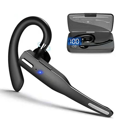 Cordless Headset Bluetooth 5.1 Noise Reduction Ear-mounted Business Headphones