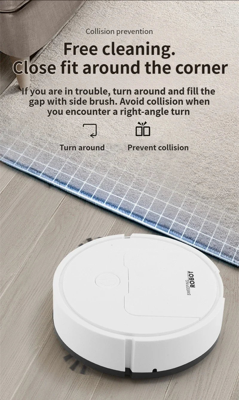 Sweeping Suction Robot 3 In 1 Mini Automatic Sweeper