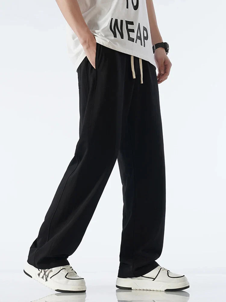 Premium Cotton Joggers for Men and Women, Lightweight Breathable Track Pants with Adjustable Fit, Casual and Sporty Style-1