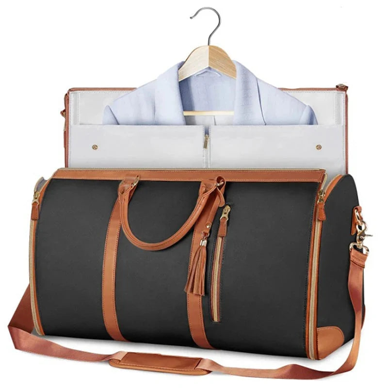 Folding Suit Storage Bag for Women - Large Capacity Water-Resistant Travel Organizer