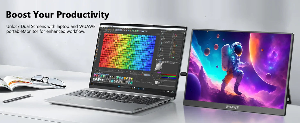 16 Inch 120Hz Travel-Friendly Monitor 1920x1200 HDR Holiday Gift